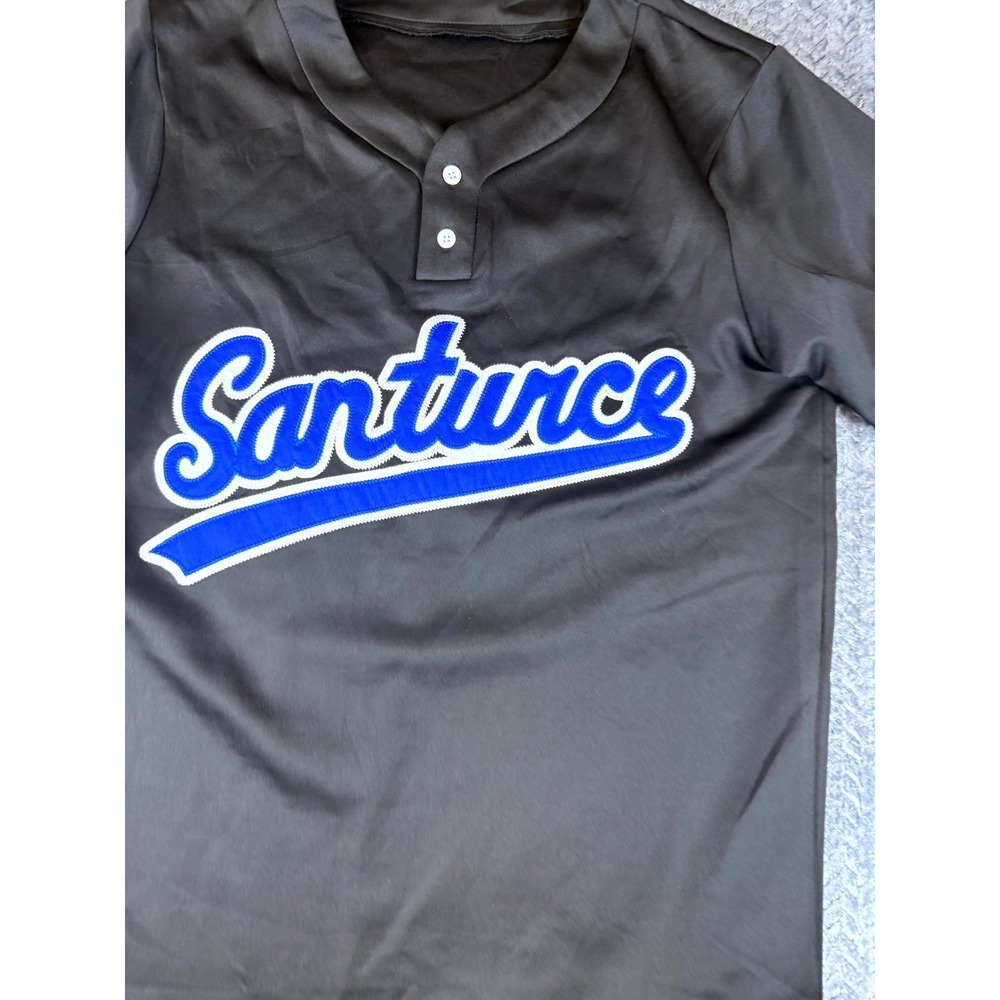 Cangrejeros De Santurce League Jersey Mens Medium Black Rondapro Baseball Logo - Picture 3 of 8